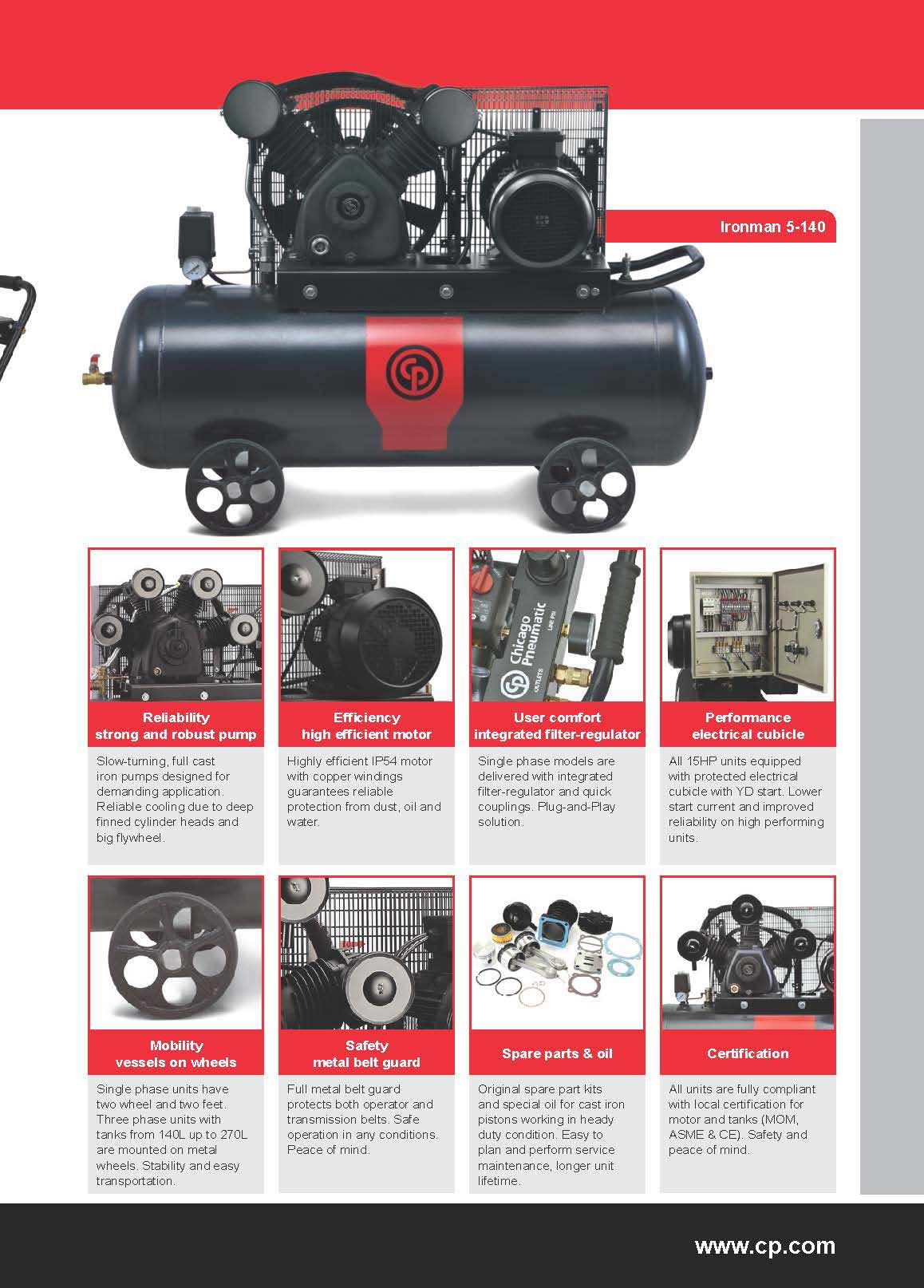 ปั๊มลมแบบลูกสูบ ซีพี