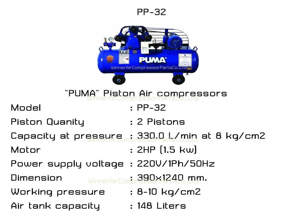 ปั๊มลมลูกสูบพูม่า