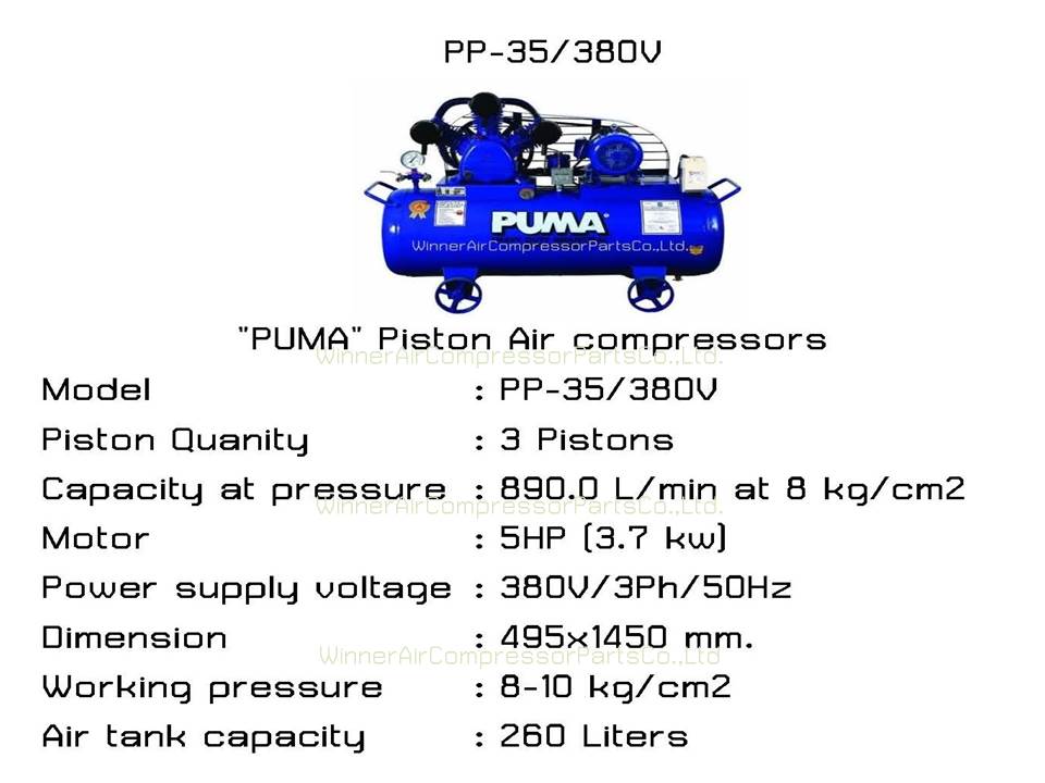 ปั๊มลมลูกสูบพูม่า