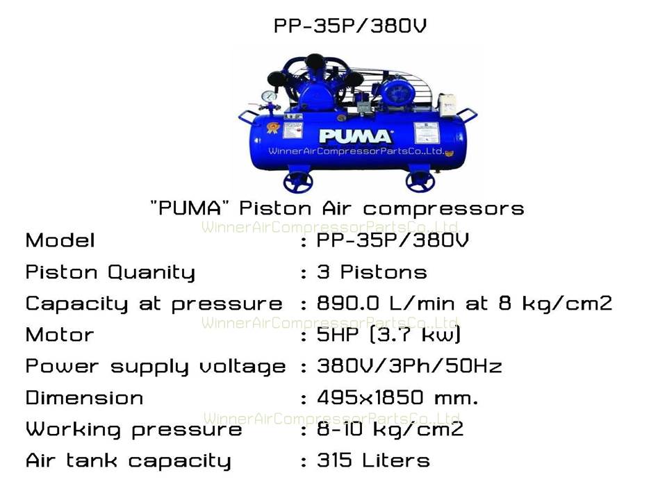 ปั๊มลมลูกสูบพูม่า