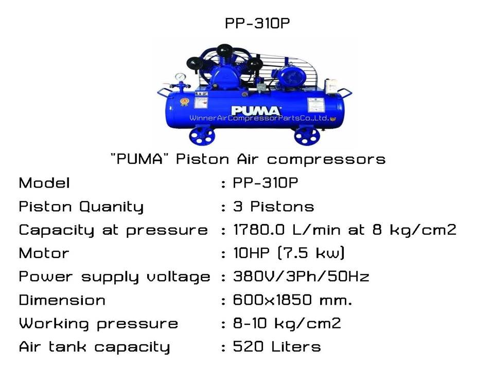 ปั๊มลมลูกสูบพูม่า